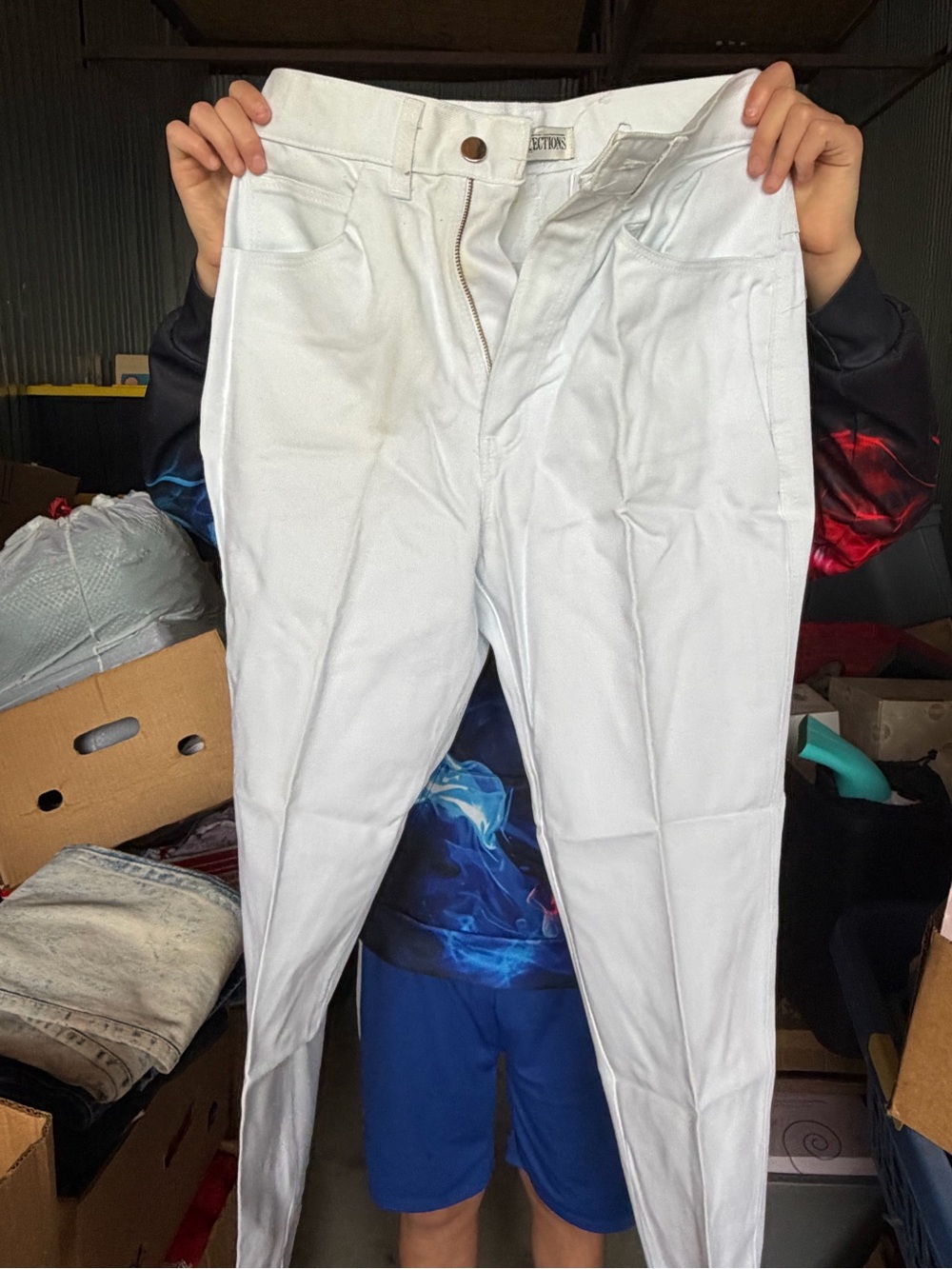 Women’s Vintage White Jeans. By Collections. Size 8. Never Worn
